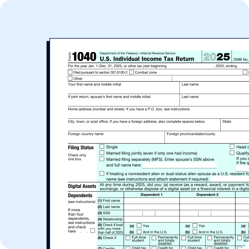 Form 1040 U.S. Individual Income Tax Return