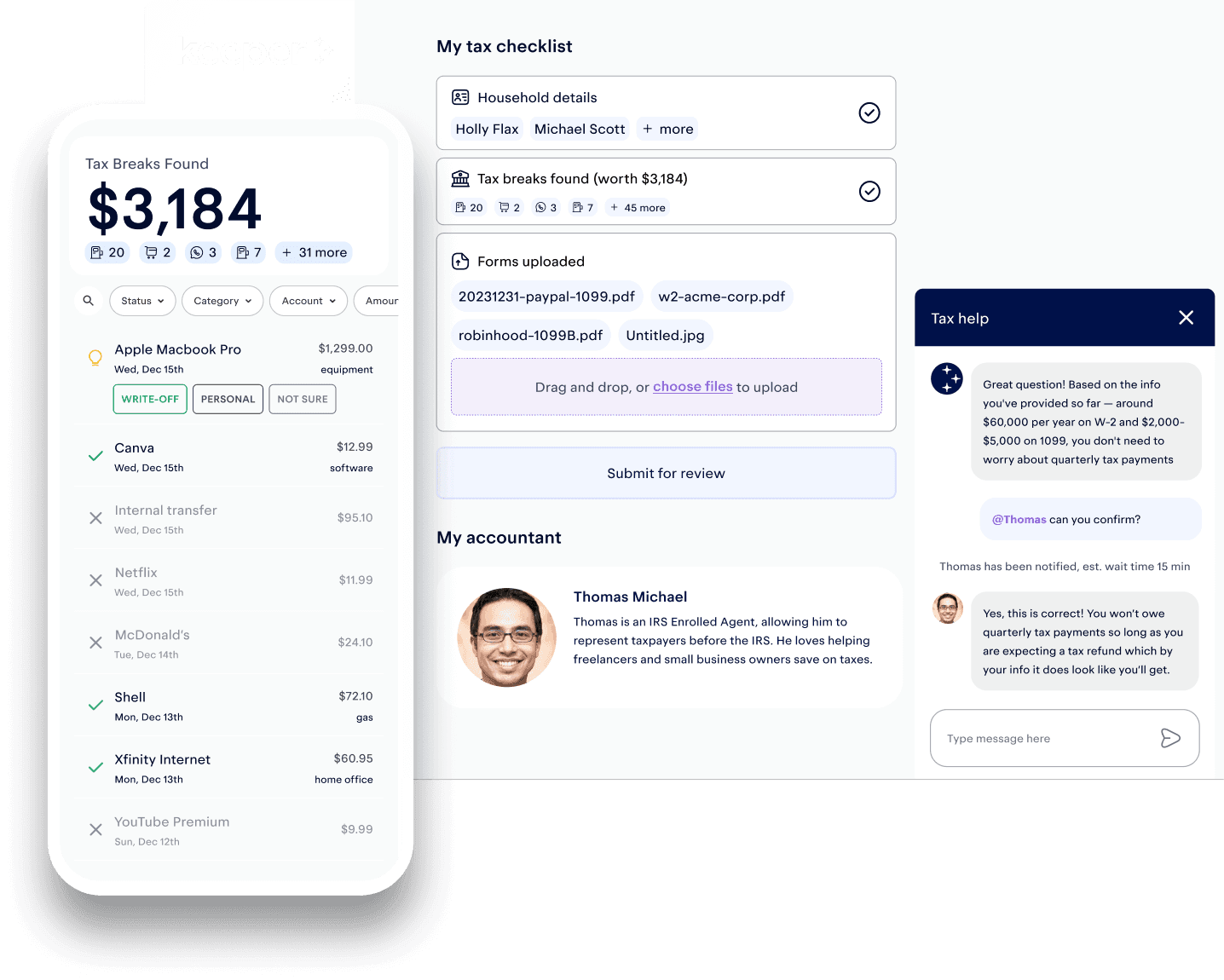 The Keeper app finding tax write-offs